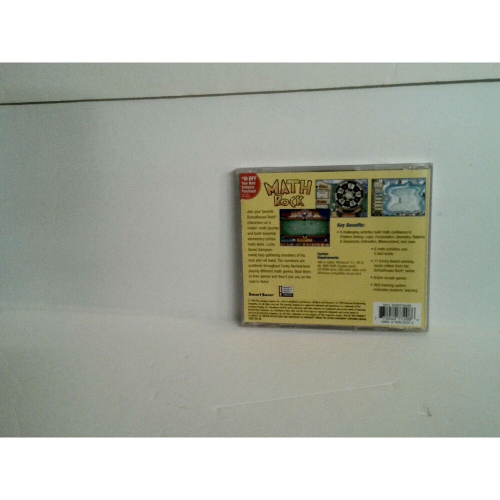 School House Rocks Math Rocks PC 1998 Vintage Software CIB - Picture 2 of 3